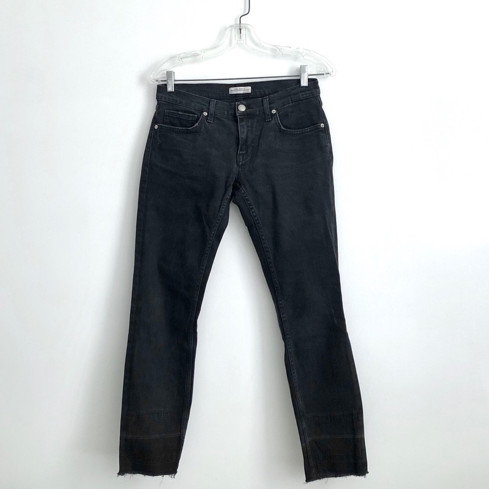 ZARA PREMIUM DENIM Raw Hem Skinny Jeans
